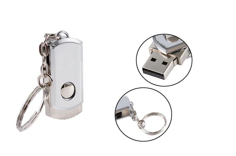 Customer logo Metal USB flash drive Portable Pen drive 128GB 64GB 32GB 16GB 4GB pendrive mini flash USB memory stick - ANKUX.COM