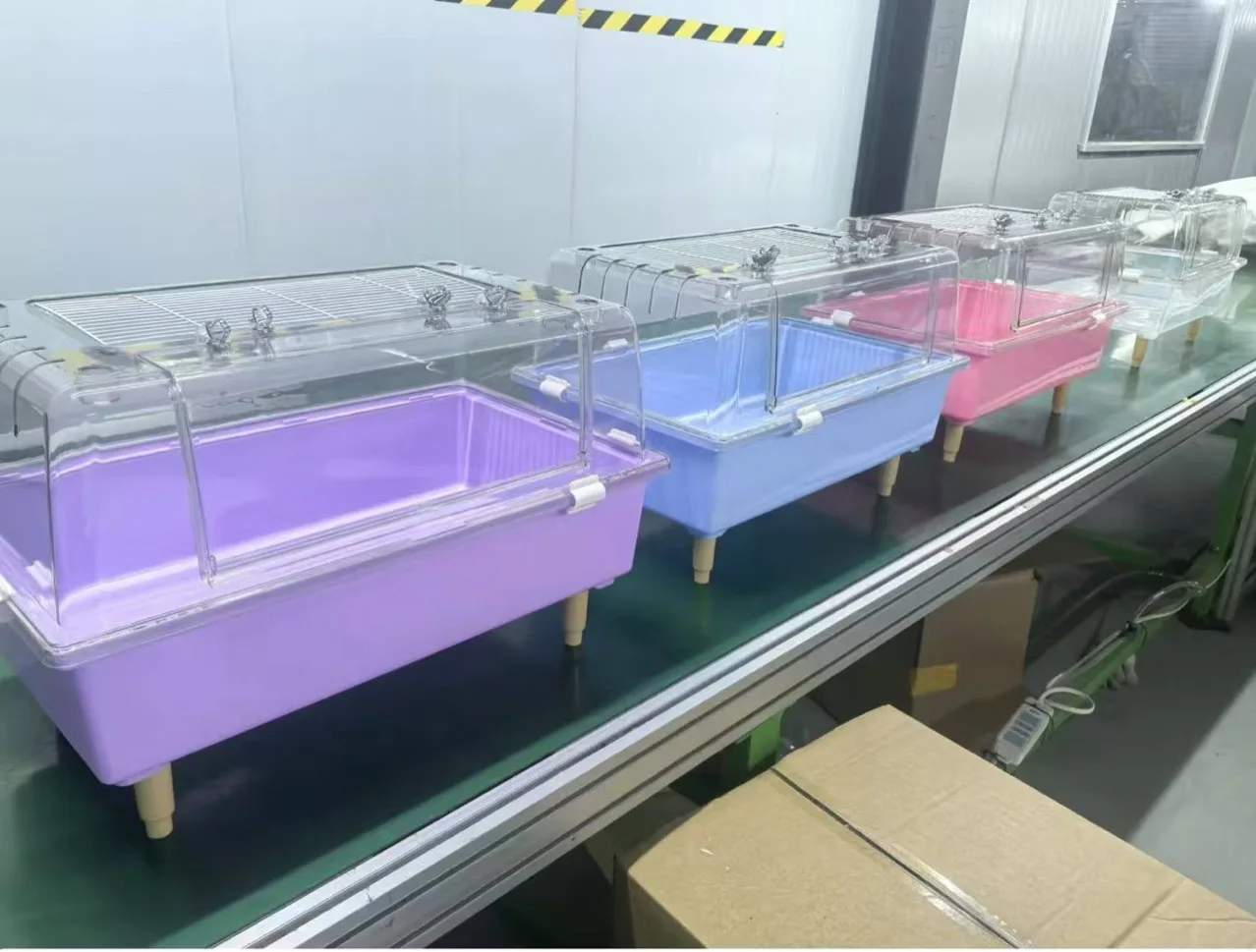 Solid Pattern Acrylic Golden Bear Hamster Cage 60 Transparent Overlay ...