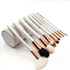 9 pcs Beautydom Rose Gold Custom High Quality Best Private Label Makeup Brush Set