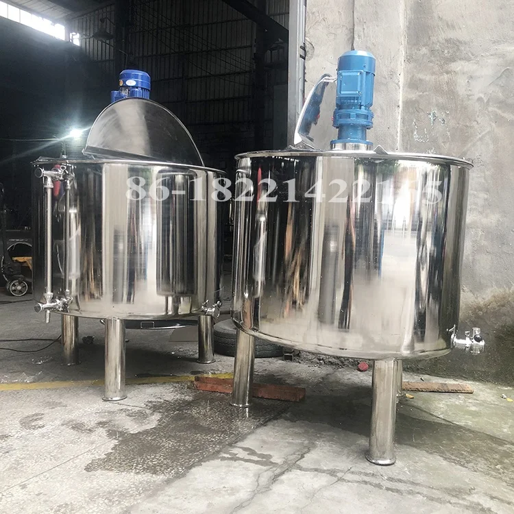 Industrial Small Stainless Steel Concrete Paddle Slurry Stirrer Tank ...