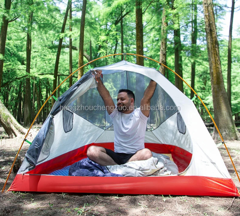 CZX-411 Professional 3~4 Person Mountain Camping Tent,Ultralight 3~4 Person camping tent customize with logo&color