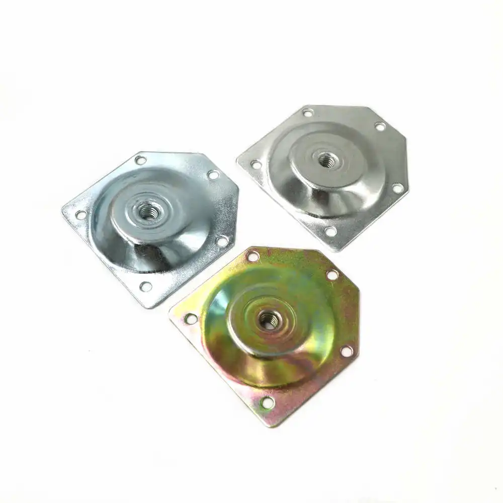 12 Degree Wood Table Top Leg Metal Connecting Plate With Screws And
