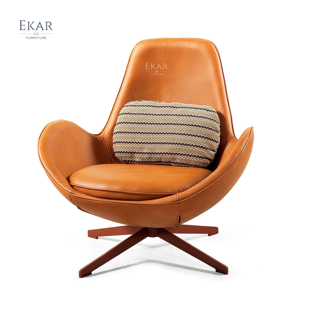 product ekar furniture modern design home furniture living room rocking chair leather leather leisure chair-62