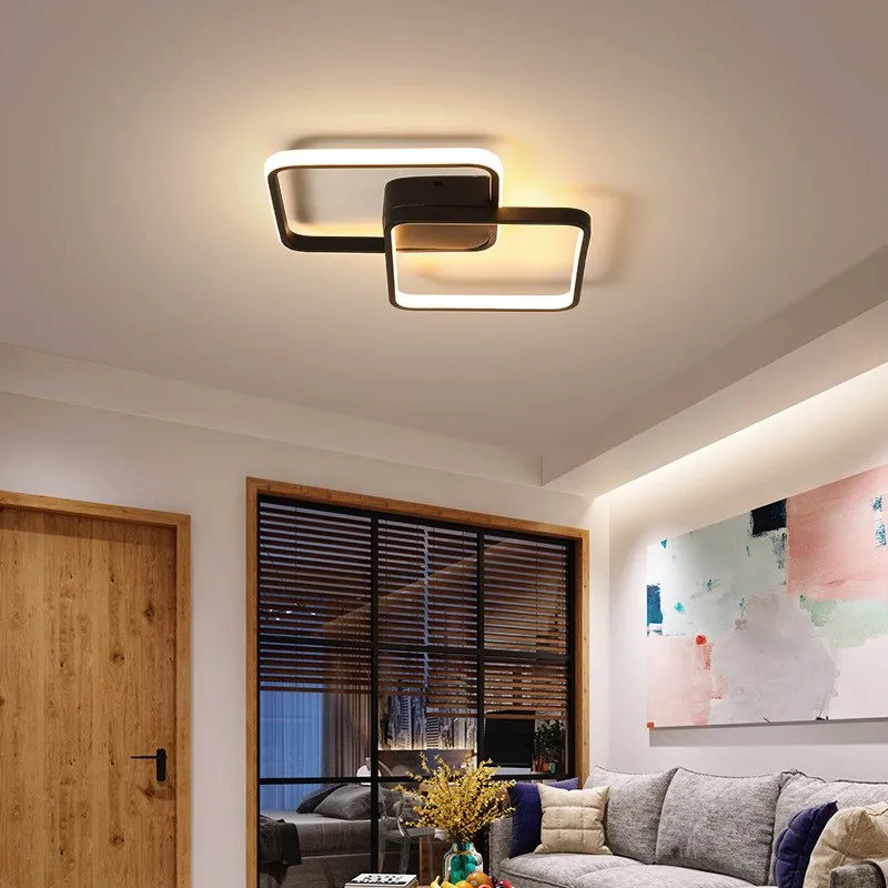 Ceiling lamps modern design lighting led surface mounted ceiling lamps indoor simple led ceiling lights for room with remote