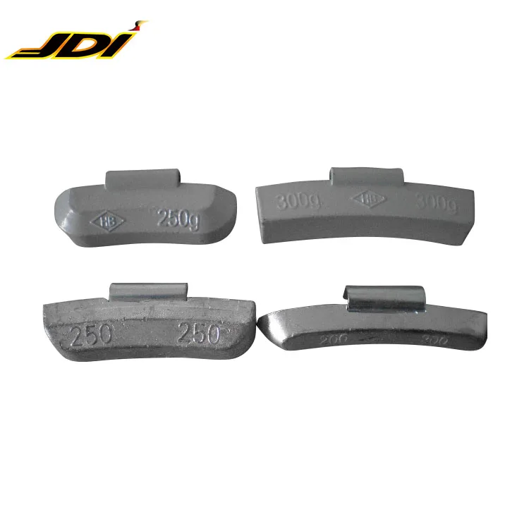 Various Pb  50g/75g/100g/150g/200g/250g/ 300g/350g/400g Clip On Wheel Balance Weights for Truck rim