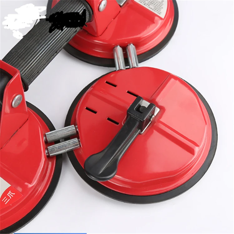 Factory price heavy duty aluminium vacuum granite glass suction cup glass lifter for building hand tools