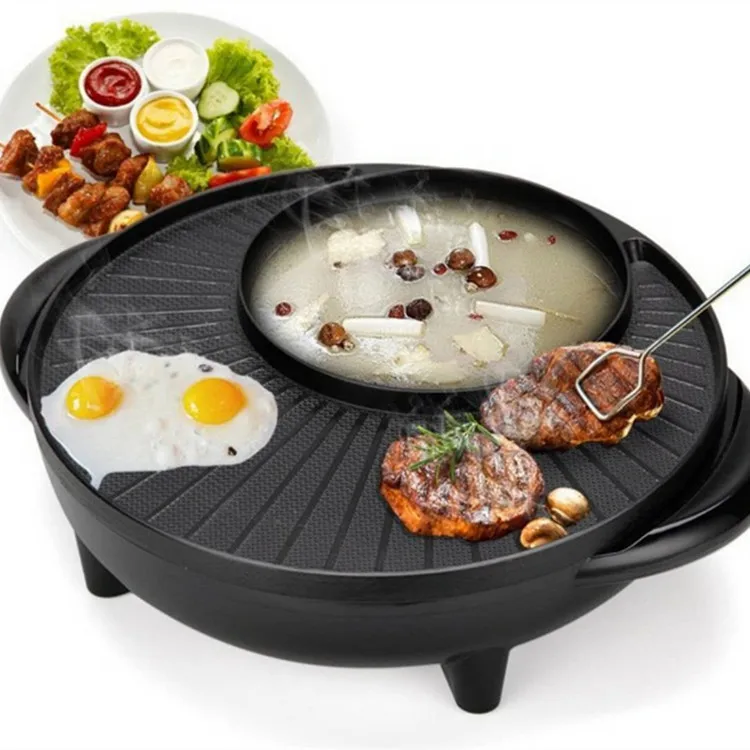 Wholesale Oem Simmer Boil Fry Roast Multifunction Smokeless Shabu Bbq