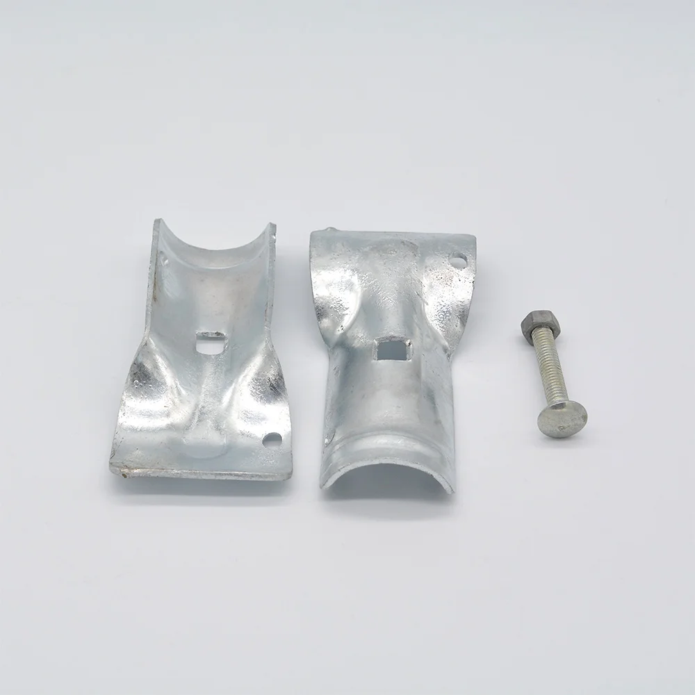 Galvanized Steel Chain Link 1 3/8" X 1 3/8" End Rail Clamp Buy End Rail Clamp,1 3/8" End Rail