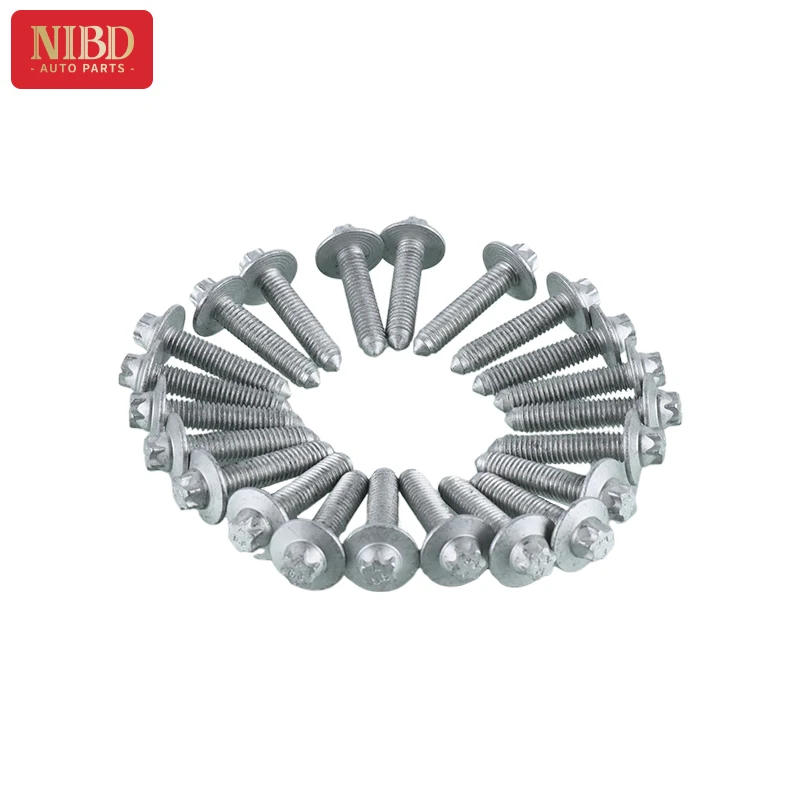 N20 Oil Pan Sump Screw Bolt 22 Pcs / Set For Bmw 1series F20 3series