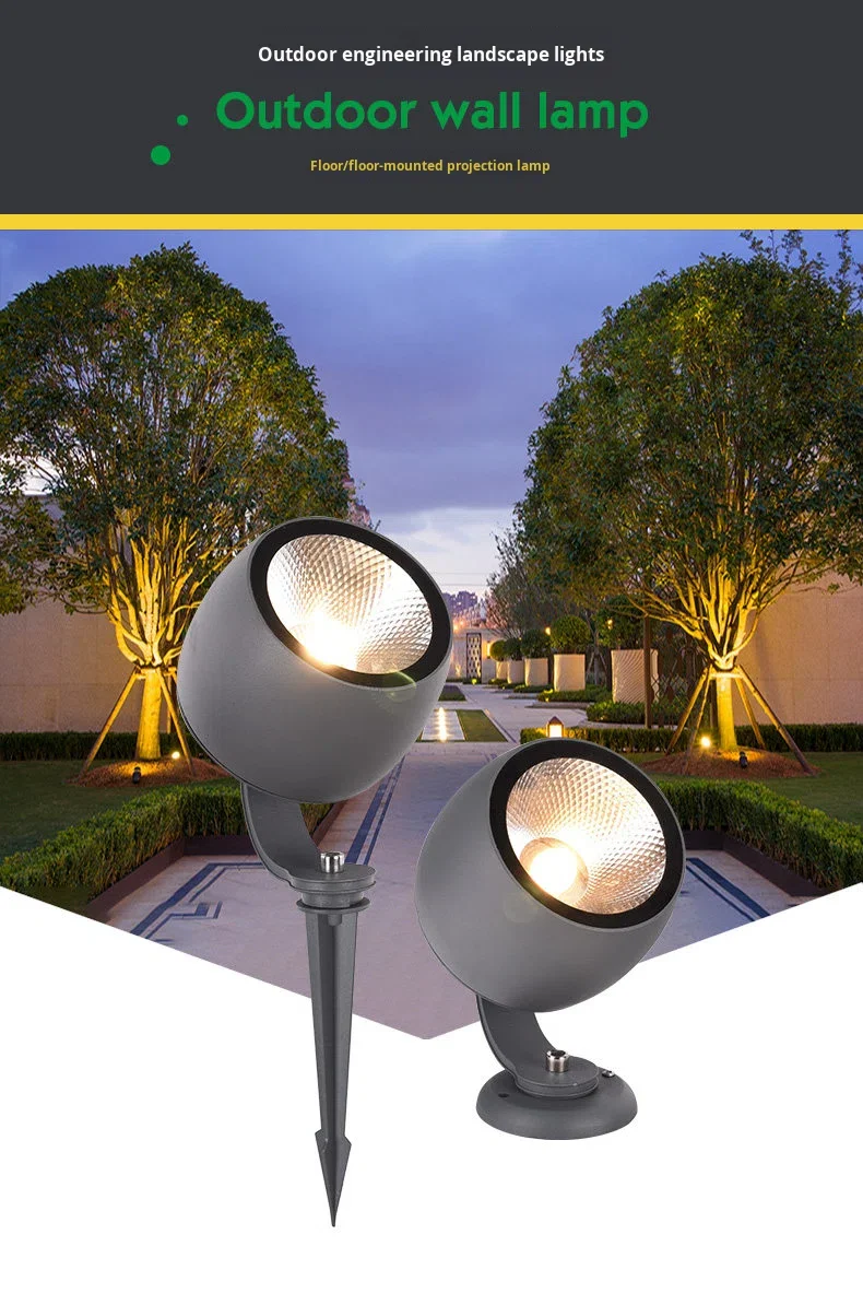 product led aluminum ip66 waterproof outdoor projection light for courtyard  landscape tree lawn plant lighting-1