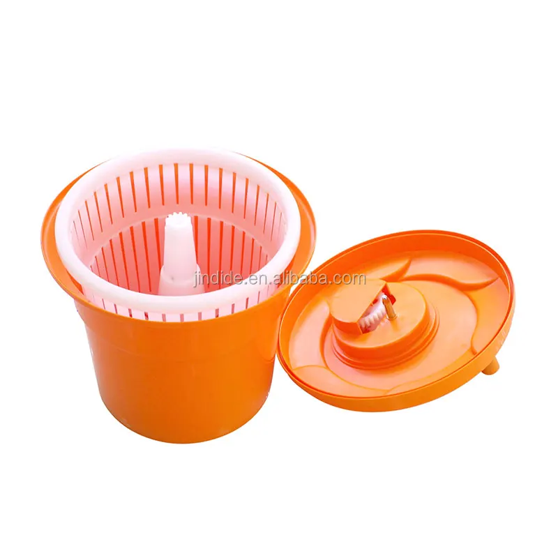 Plastic Orange Commercial Salad Spinner