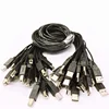1M USB-BM 2*2P+ USB AM1*4P 2464#28 4cores printer cable for HP Canon Lexmark Epson Dell Xerox