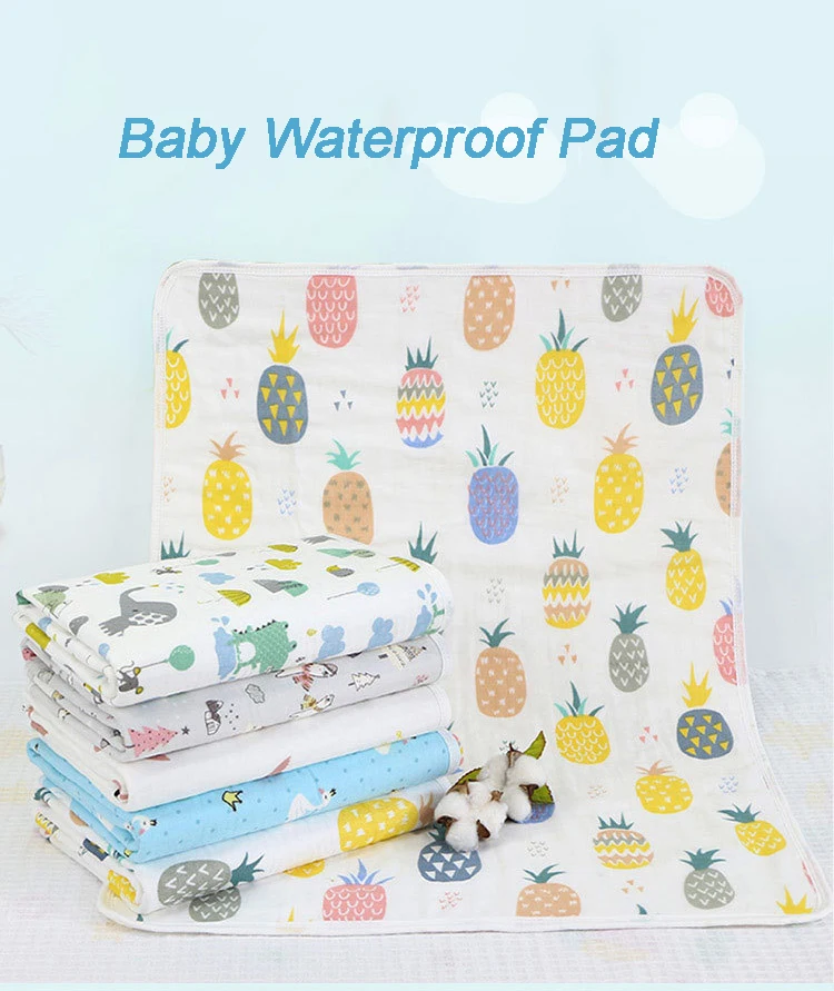 1pc Baby Infant Cotton Waterproof Pad Bed Sheet Changing Mat Baby Urine Pad 