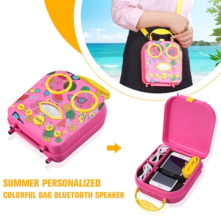 Mp3 player music speaker, microphone speaker, mini super cute kids bluetooth speaker with microphone - ANKUX.COM