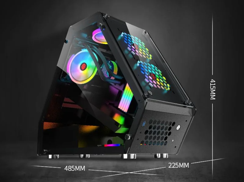 tempered glass computer case