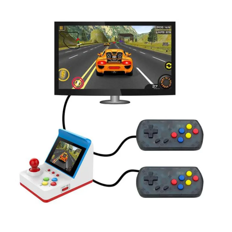 8Bit Handheld Retro Mini Gaming Console Built-in 360 Classic Games Retro Arcade FC Game Player