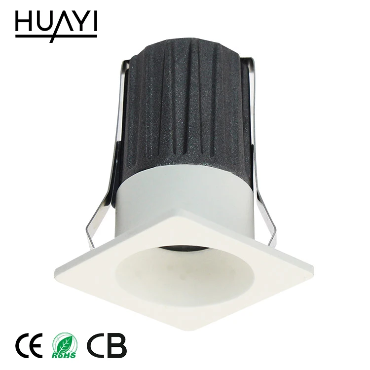 Modern European Low Profile Square LED Ceiling Downlight For Living Room
