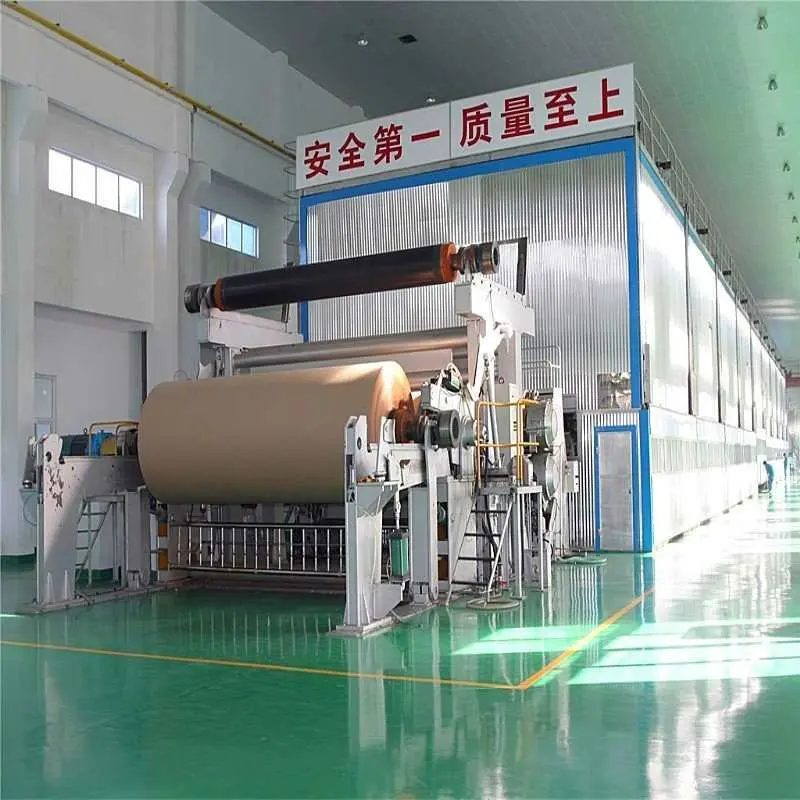 3800mm 100t Jumbo Roll Corrugated Paper Making Mill Machinery