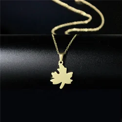 2021 Trendy Jewelry Geometry Pendant Stainless Steel Necklace Plated Gold Simple Windmill Apple Charm Necklace For Women