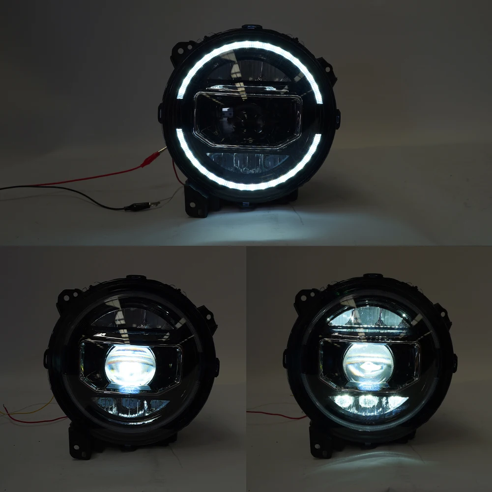 Hot-selling Auto parts car light factory manufacture modified Full LED Headlamp For Jeep wrangler 2019-up supplier