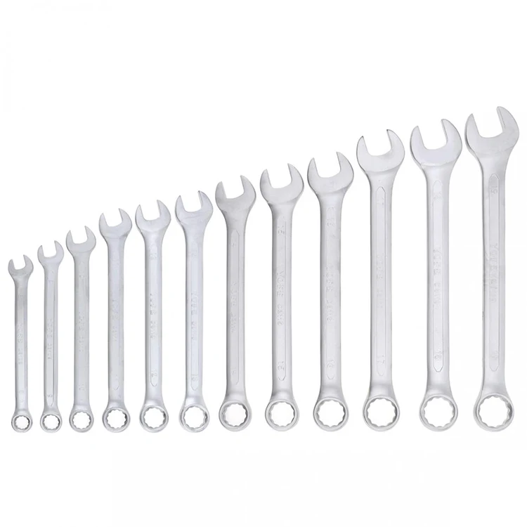 Professional 25 Pcs Crv Double Open End Spanner Set Wheel Spanner