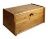 Totally natural bamboo bread box with lid bread storage box