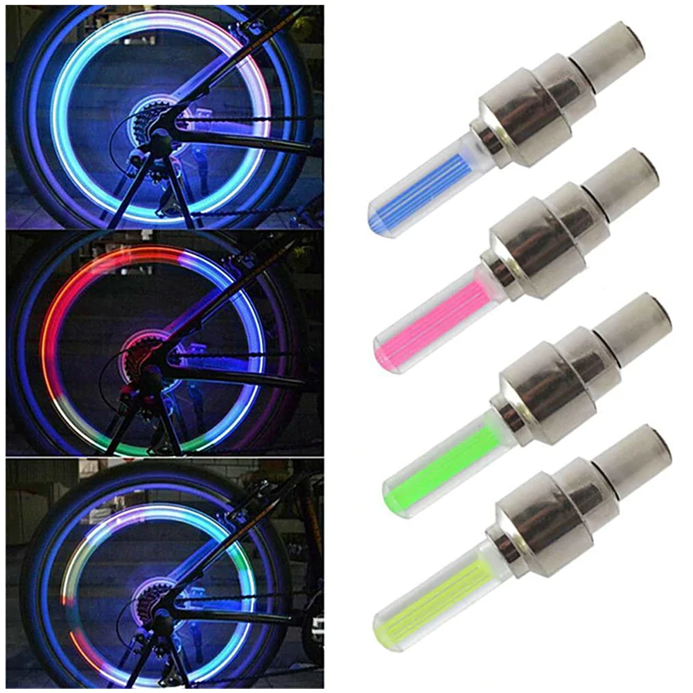 Superbsail Bicycle LED Light Tire Valve Cap Flash Light Mountain Road Bike Cycling Tyre Wheel Lights LED Neon Lamp Cover Wheel supplier