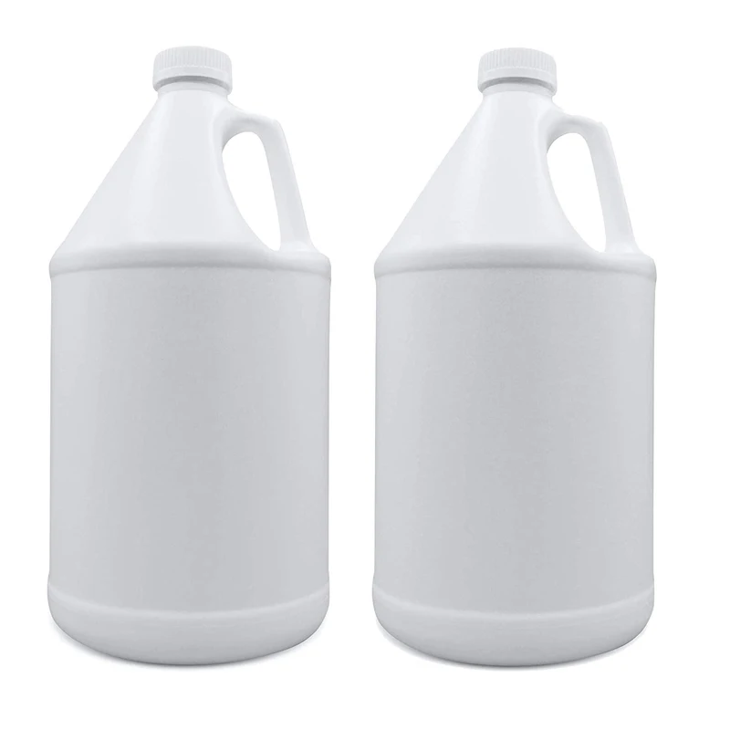 1 Gallon Hdpe Plastic Jugs With 38mm Screw Cap / Pump Dispenser For