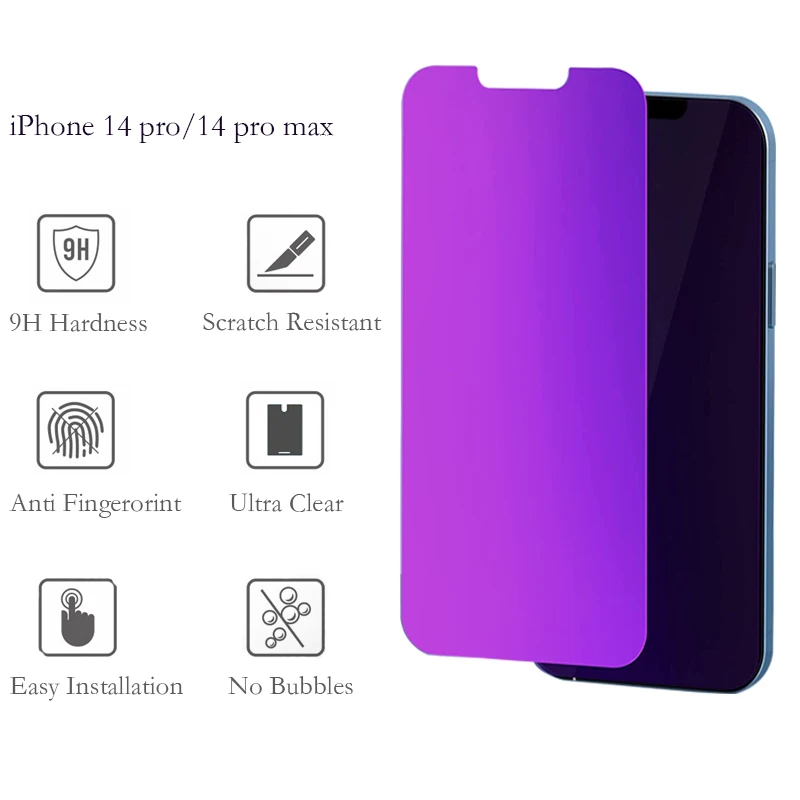 8d Mirror Mobile Phone For Iphone 14 Pro Max Anti Spy Anti Blue Light