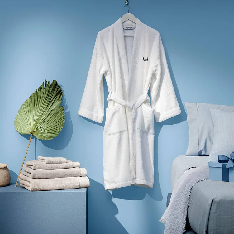 pure cotton dressing gown mens