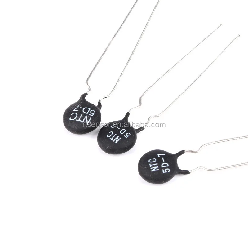 Mf72 Power Ntc Thermistor 5d7 5r 7mm 1.9a 150uf With Lead Length 3.5mm