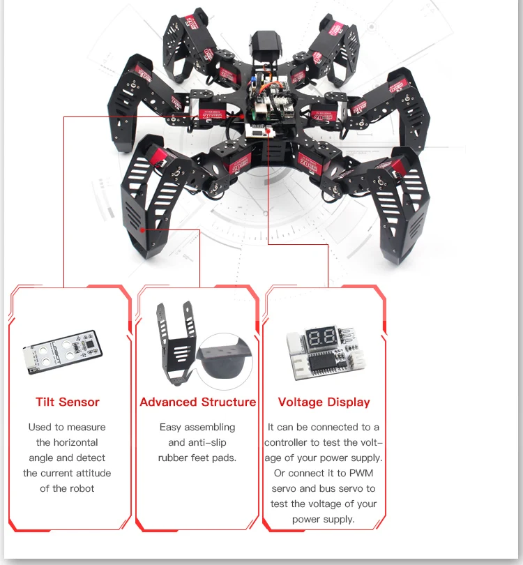 инструкция робота паука