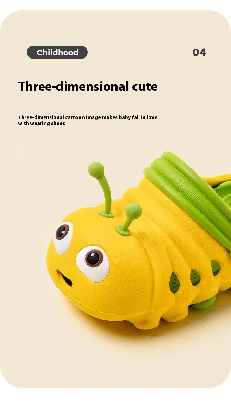 Cartoon Summer Infant Crawling Shoes for Boys and Girls Toddlers' Indoor Sandals Comfortable Babys Slippers