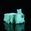 Stock Hot sale jewelry pouches light blue jewelry bag velvet with custom logo