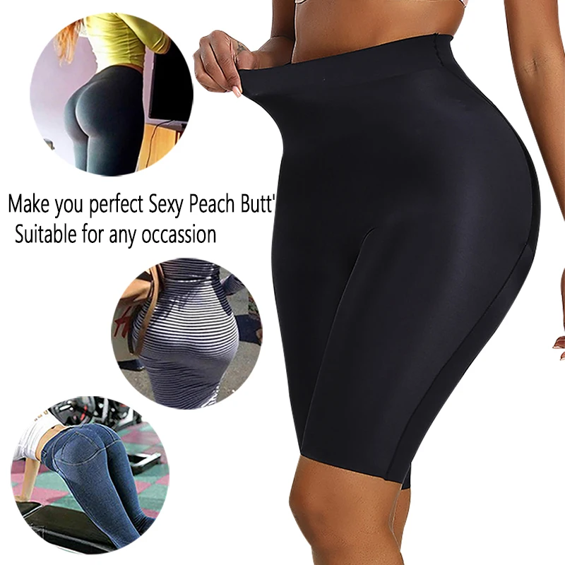 Butt Buttock Pads Padded Compression Shorts Waist Body Shaper Lift Colombian Leggings Pants High Waisted Women