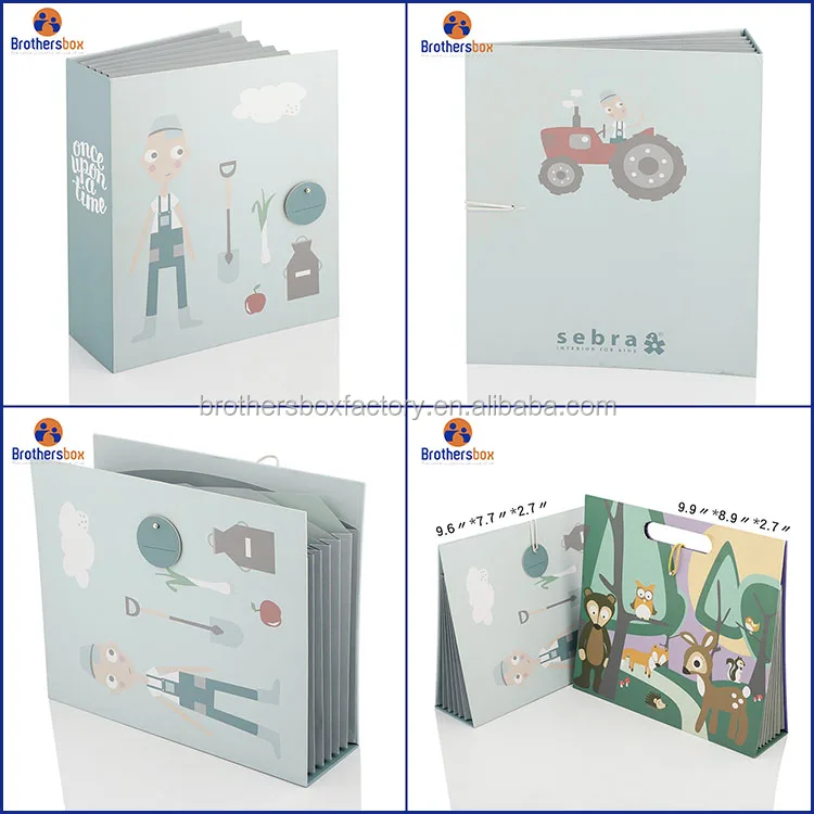 Office A4 Document Presentation Folder Handmade Cardboard File Paper