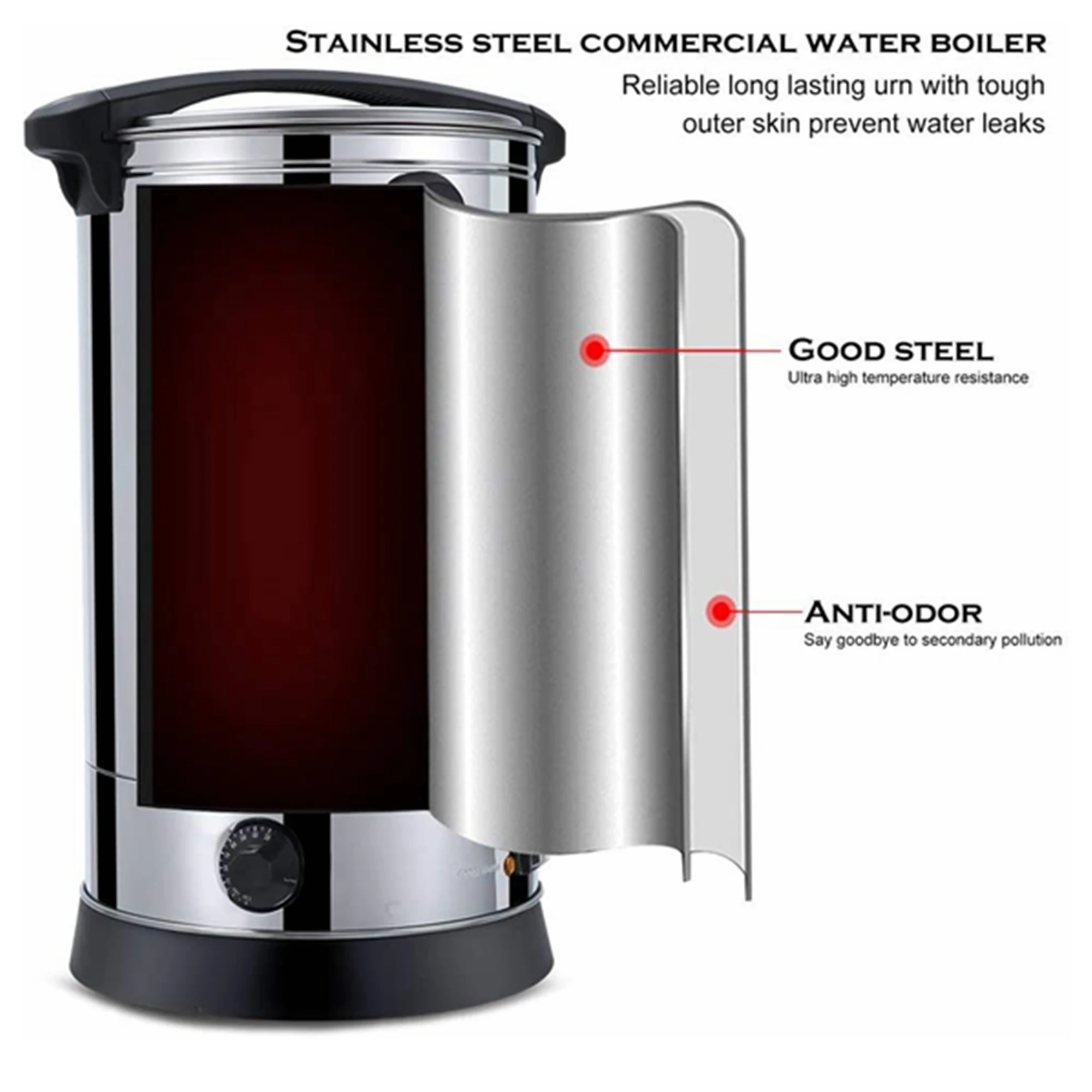 Heavybao Stainless Steel Colorful Electric Portable Drinking Boiler