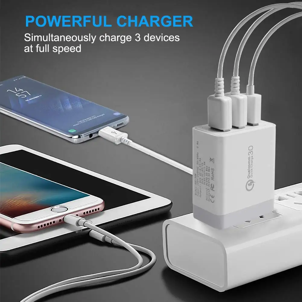 3 port usb charger