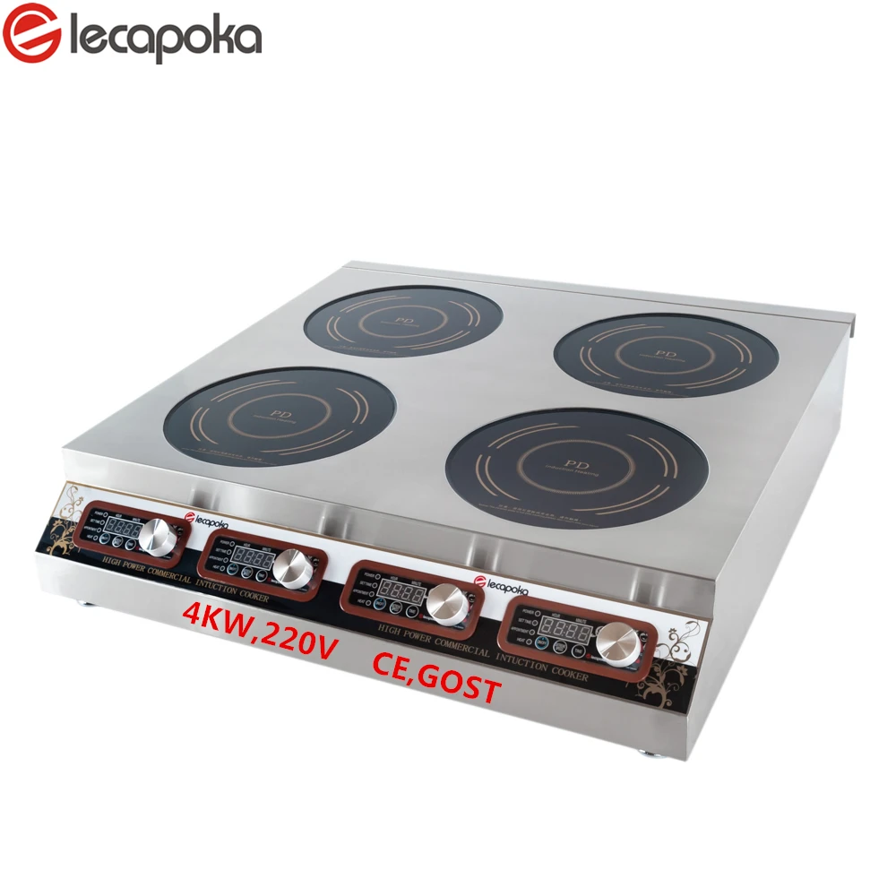 industrial 220v 4000w 4 queimadores eletricos de fogão cooktop portátil japão cooktops de