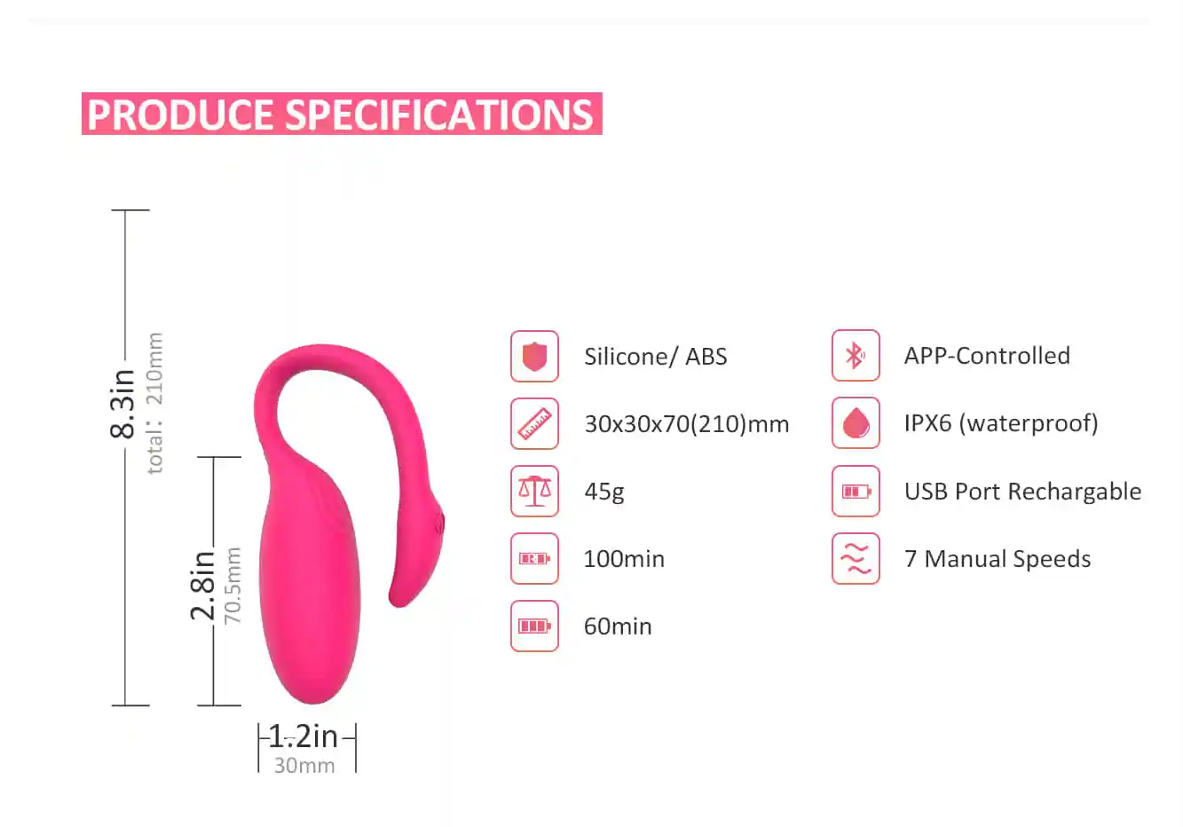 Magic Motion Flamingo Electric Sex Toys For Women Usb Wireless App