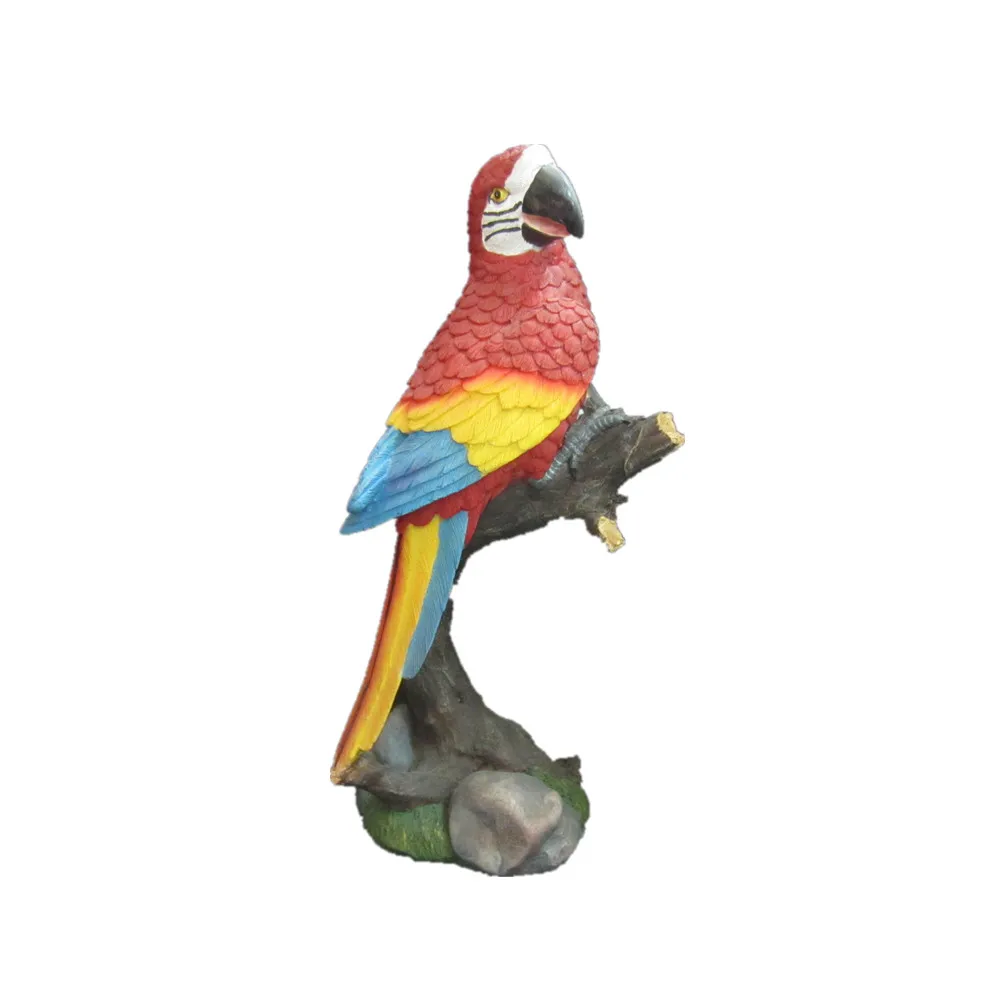 resin parrot figurines