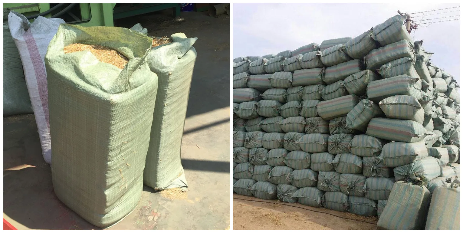 Hybrid Giant Napier Grass Dry Forage Packing Machine Alfalfa Pasture