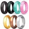 New Rubber Finger O Ring Jewelry Silicone Rings Wedding Bands Engraved