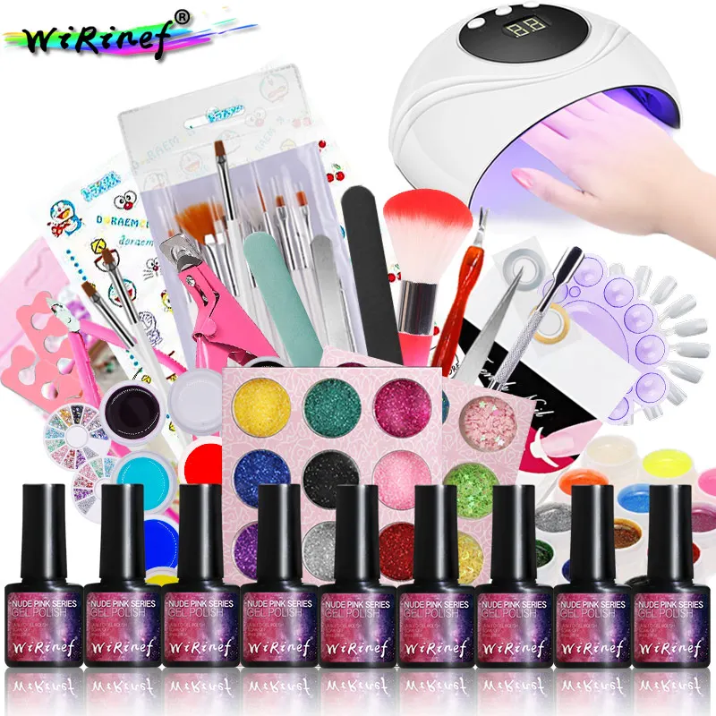 High Quality 10pcs Nail Gel Polish Professional Gel Nail Polish Set 24w