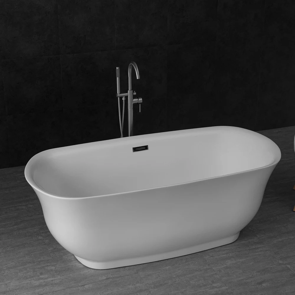 Custom Size Indoor Classic White Freestanding Acrylic Bathtubs Buy