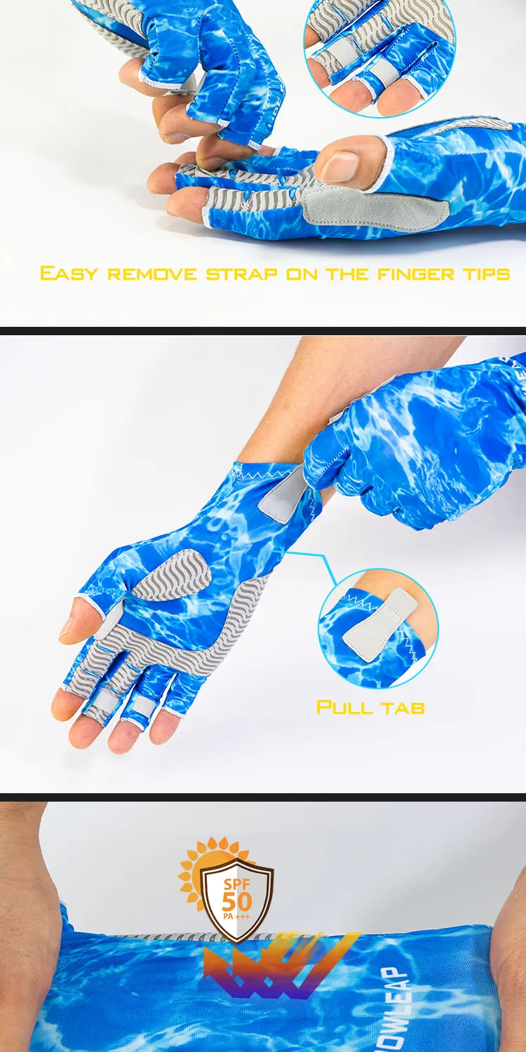 The Best Catfish Fishing Gloves Spf 50+ Sun Gloves For Hiking Cycling