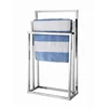 Stainless Steel Floor Free Standing 3 bars Towel Rack for Small Bathroom