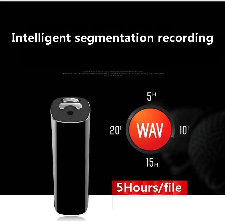 Mini Voice  Recorder, 8GB/16GB/32GB Super Long Recording Capacity Audio Sound  Continuo with Strong Magnetic