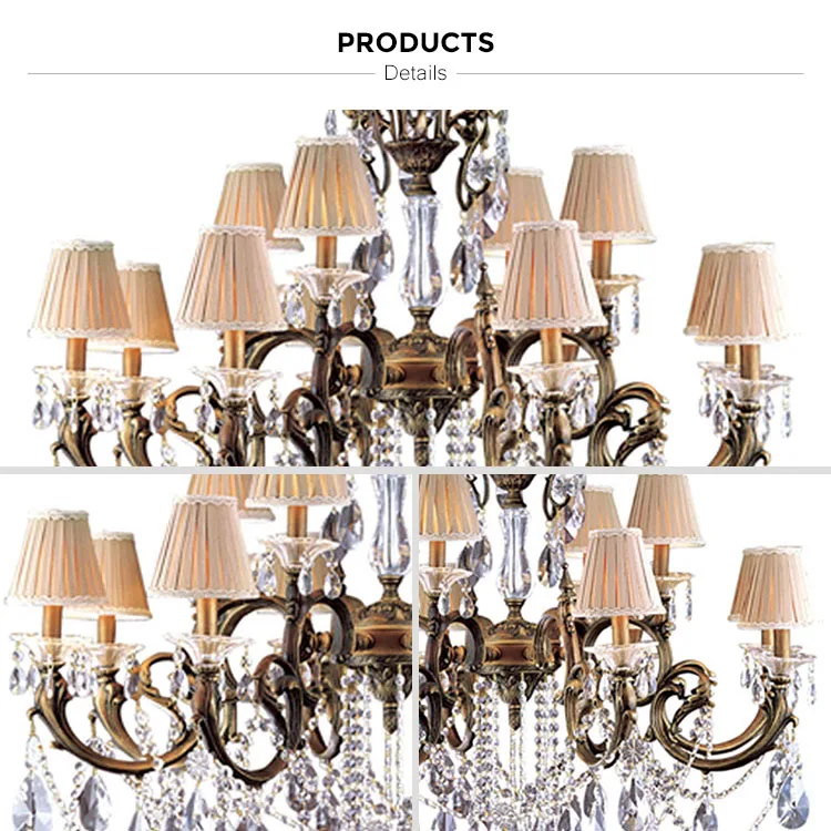 brass crystal lights chandelier