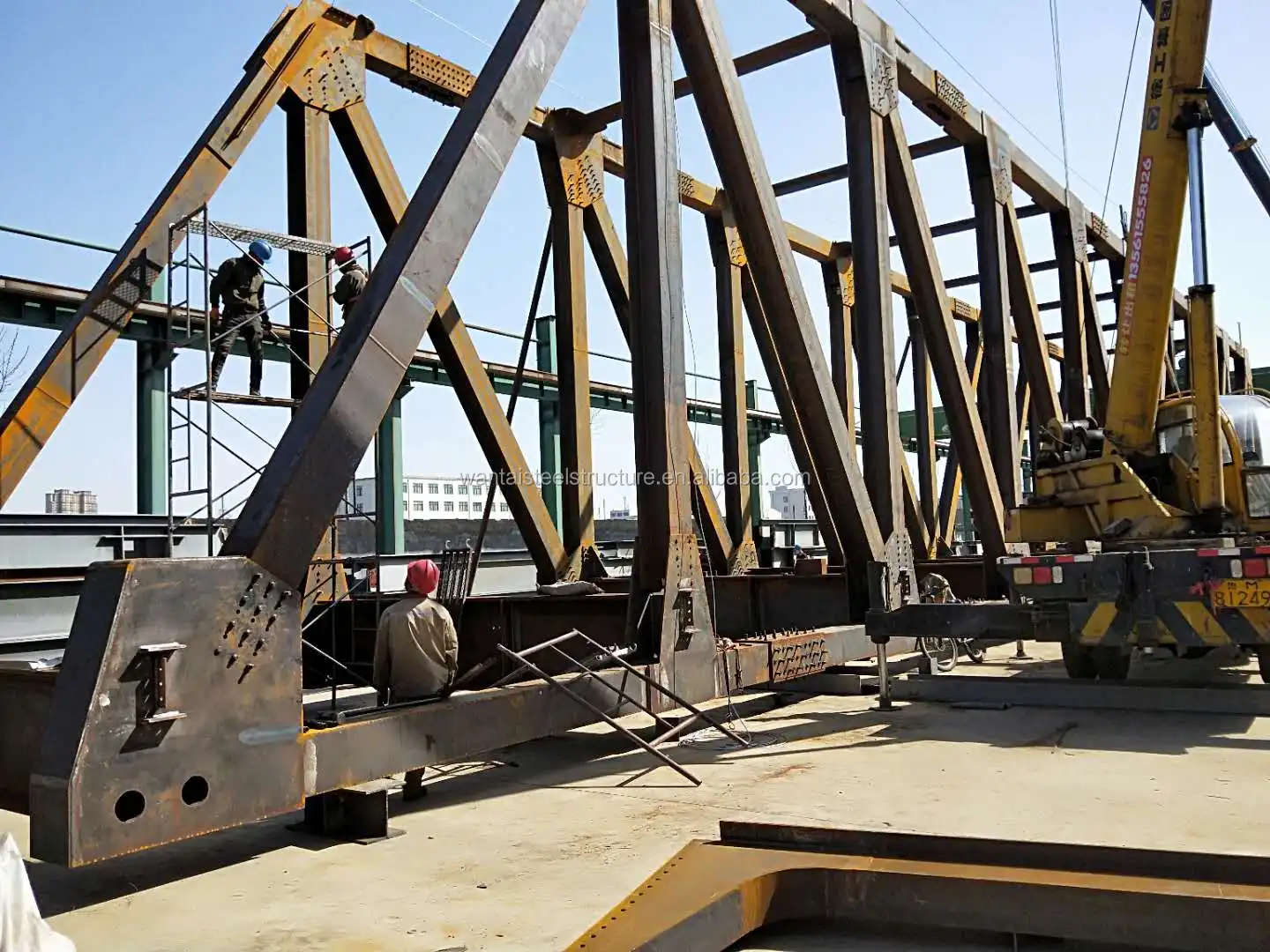 Professional Design Industrial Portal Frame Steel Bridge Structure